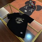 Evisu福神2025新款男士海鸥提花织锦短袖 颜色：黑 尺码：S-Xxl S码 肩宽44 胸围96 衣长68 适合身材100-120斤 M码 肩宽46 胸围1
