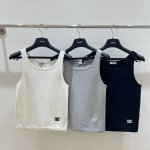 celine新款刺绣凯旋门Logo图案背心3色3码Sml现货发