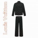外套 牛仔裤125 25Ss春夏新款菲董系列 Louis Vuitton 路易威登Lv满印Logo蓝绿撞色彩虹渐变刺绣牛仔套装牛仔外套牛仔裤 教练夹克取材水洗丹