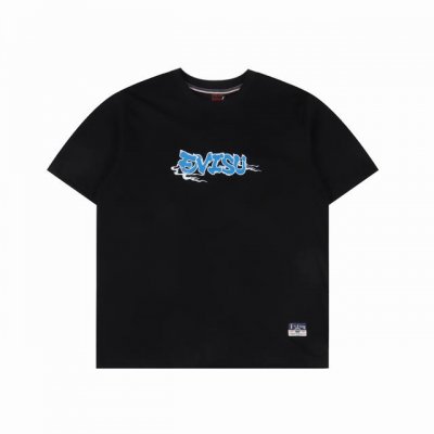 Evisu 福神 25Ss 忍者达摩佛头大M印花短袖 这件T恤集齐了不同的忍者达摩、武器、祥云和商标等印花，配合鲜艳和对比的颜色，充满玩味，轻松完成潮流造型。