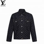 louis Vuitton 路易威登 24Ss满身刺绣牛仔外套 高端定制1:1面料 字母立体高度清晰 原版定制里布 小牛皮卡扣 金属独家定珍珠扣 镭射字母 高度