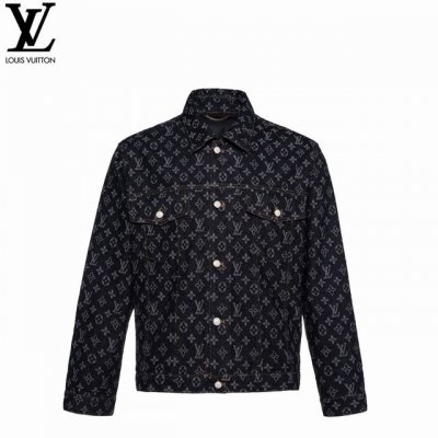 louis Vuitton 路易威登 24Ss满身刺绣牛仔外套 高端定制1:1面料 字母立体高度清晰 原版定制里布 小牛皮卡扣 金属独家定珍珠扣 镭射字母 高度