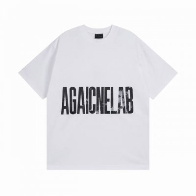 balenciaga 巴黎世家2025 Ss 最新款巴黎反字母艺术破坏裂纹印花短袖T恤 本市场No.1的质量 真正天花板品质 全部原版开发注意细节图 避免被盗图