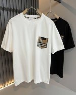 burber*Y巴*莉2025春夏新品男女同款短袖T恤，重磅来袭，最近比较火热的环保纯棉面料制作而成，高端户外运动休闲系列，非常火热运动风潮！Bur最新研发的特