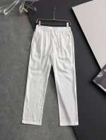 lp*25春夏新品 极简运动打造出清爽麻料休闲裤！穿上新颖 时髦面料舒服透气，穿着非常舒适 低调不失奢华 穿出去非常有档次。裤型款式和裁剪亦无需多言 上身精致跃