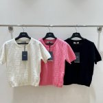 芬迪＆Fendi短袖，三色提花设计，简约而不简单。优雅字母点缀，展现独特品味，时尚百搭，夏日必备之选。三码三色现货供应