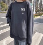 Stussy X Nike斯图西联名耐克春季圆领卫衣 甄选新疆华棉面料 柔软舒适 手感软糯细腻 高克重 上身充满质感 非常轻便舒适 运动宽松版型不紧身 轻松驾驭