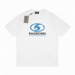 款号6705 重磅面料300克双纱Balenciaga巴黎世家流体字母经典款印花短袖 从面料到辅料全部跟足Zp 进口松井公司浆料印花绝不开裂 三标齐全 原版包装