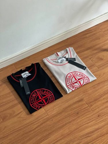 纯原臻品 原版复刻 Stone Island Ss25石头岛蛇年限定系列机能风胸前刺绣罗盘情侣短袖T恤 男女同款 -代工厂P跟单出品 代购指定版本 原档案原数据