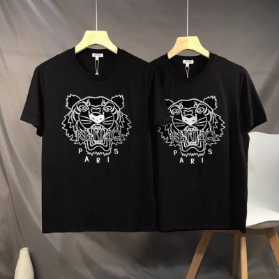 高品质 新款高田家Ken虎头情侣款字母虎头短袖T恤。简单整洁的配色，吸睛且高端大气！人手必备炸街款！ 胸前几十万针精工刺绣，依然保持一丝不苟的严谨态度，给您高端