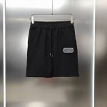 迪奥 Dior 2025春夏新款短裤五分裤！ 定制专属400克重毛圈布纯棉面料 刺绣字母Logo工艺设计 颜色：黑色 尺码：S-2Xl