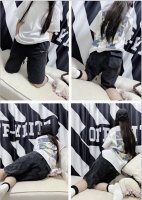 现货： # 经典春夏新款 品牌：Off-White 刺绣贴布箭头款短裤五分裤！ 颜色：做旧黑 尺码：Xs-S-M-L 面料：采用定制320克26织高密度精梳棉双