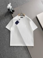 Louis Vuitton* 2025春夏款上新 原高版本 驴家Lv 面料采用270克高密度纯棉 不变形 不缩水 工艺介绍：双线走位 胸前采用进口烫珠工艺＋后幅