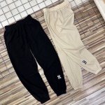 上新100（Mlb夏季轻薄透气简约风万针刺绣Logo！情侣款男女同款清凉舒适休闲时尚运动长裤子青年）基础大众百搭休闲裤！ mlb/2025春夏爆款梭织小标长裤束