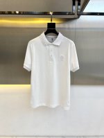 Bc、25S春夏新款网眼丝光棉布基础翻领短Tee，经典徽章刺绣图案商务休闲短袖polo衫！这款polo衫选用了客供定制的网眼丝光棉布面料，手感轻薄且丝滑，带给您