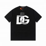 款号H13 杜嘉班纳Dg 新款印花短袖T恤 ，高品质纯棉洗水手感，前片高浆印花.尼龙纯棉面料舒适柔软，还原特殊工艺带来的潮流，定制定染 ，三标齐全 非市场普通版