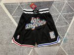 款号：K42 顶级刺绣版本 Just Don Nba Los Angeles Lakers Team Shorts 哈登 乔治 伦纳德 威少主场 Nba洛杉矶快