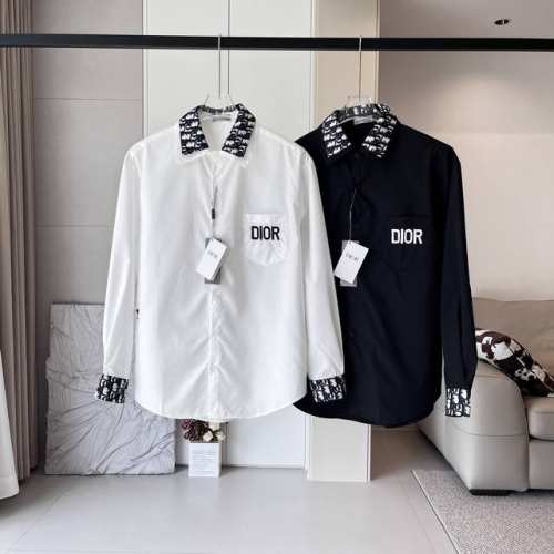 Dior 迪奥字母刺绣Logo长袖衬衫 -面料 采用原版一比一面料 -辅料 原版拆解开发 一比一定制的小标 领标 水洗 吊牌 五金等等 -工艺 原版分解 从裁剪