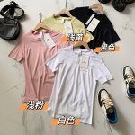 lululemon Bloom 收腰显瘦瑜伽T恤女裸感舒适健身短袖亲肤透气运动上衣 面料: %锦纶 高支高密运动裸感面料穿着轻薄不透肉 经典圆领修饰脸型简约百搭