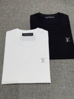 新品 Lv男士时装款圆领短袖T恤，贸易公司洋行货，高级限定款，25年春夏新品，明星级人气单品！ 客供埃及进口顶级面料，甄选尼罗河区域光照极好的上等棉花原料，经过