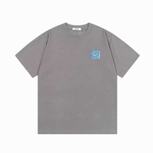 110 隔天到 Loeve 罗意威 双色小字母刺绣 Logo标识精致升级，灵感源自八十年代复古 原版面料 官方同款 短袖T恤 定制300克同缸染面料 手感非常舒