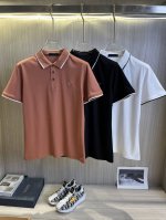 prada普拉达 2025春夏新款男士原单翻领Polo衫系列出货 简洁时尚百搭 高端品质 定制进口双股丝光珠地棉面料 穿着舒适 透气 档次高很有质感 简单大方得
