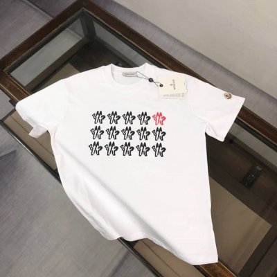 Mon*Cler 蒙口 2025最新款情侣款品牌Logo印花圆领短袖 情侣T恤 春夏新品 高品质 时尚百搭潮款 定制进口面料 ！穿着舒适 透气 时尚不失个性 上