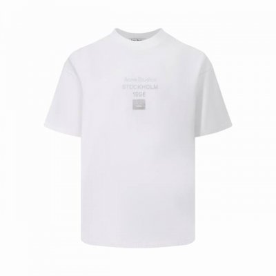 款号 : Ac12# Acne Studios 2025夏季系列 徽标Acne字母1996宽松圆领印花短袖T恤 颜色 : 黑色 白色 尺码 : S M L Xl