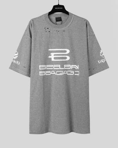 p150 balenciaga Ss25 T恤 市面最高版本 【 大廓形短袖 】 原版开发定织280G面料 高度还原 洗水处理 手感厚重 质感区别市场货 采用进