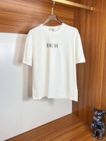 迪奥 2025春夏新品 三标齐全 圆领短袖T恤 好货不用过多介绍 看细节 专柜码数：M-Xxxl 175 140建议L