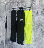 3009 挂拍 Nike X Stussy 斯图西 联名复古休闲Logo运动抽绳长裤 -采用特制超高密度梭织褶皱面料，防风防水，表面略微褶皱，同正品一致 每件都