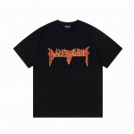 Balenciaga 巴黎世家火焰字母短袖 品质升级 精致做工 手感柔软 充满了复古工艺还拥有厚实的手感 标志性的图标 独有的辨识度 高克重纯棉质感一流 男女同