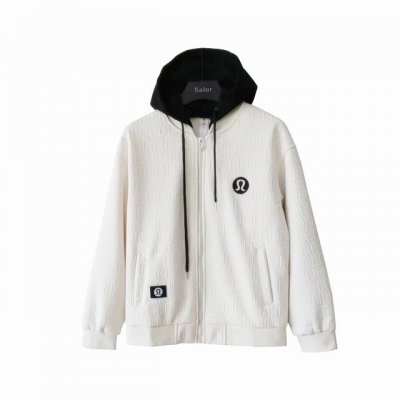 实拍细节图+尺码表 Lululemon 露露 小标印章系列开衫帽衫 宽松潮流高街百搭 情侣款必入！男女同款 走出街简直无敌。版型采用了宽松版型 包容性很强 单件