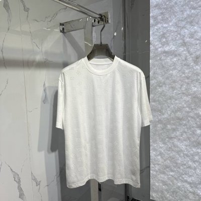 dg提花圆领T恤 颜色:黑 白 码数:M~3Xl