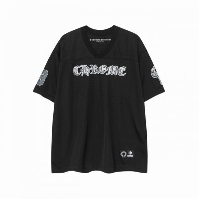 最高版本Chrome Hearts克罗心 梵文网眼冰球服短袖 秒杀通货版本 双面网眼定位非常耗时 人工损耗成本很高 和市面上那种薄的透底的垃圾货完全不是一码事