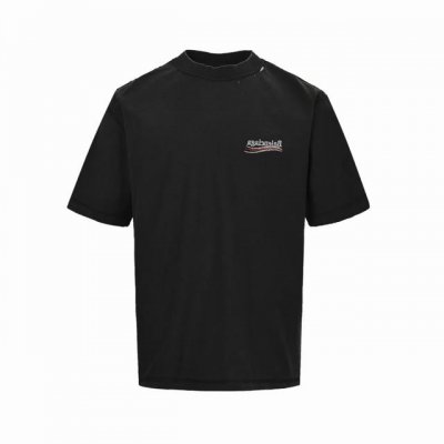 Balenciaga 巴黎世家 25Ss 反转双面穿可乐刺绣短袖 采用纯棉柔软面料，对色定染面料，磨破工艺 进口立体前后绣花工艺，潮流感十足，定染纯棉面料，Os
