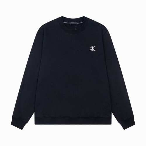 款号#Ck05 Calvin Klein胸前小标刺绣字母Ck后背压花印花圆领卫衣 440克真实克重毛圈 颜色：黑 白 尺码：S-Xl