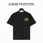 本地自取170（支持放店） louis Vuitton/路易威登 25Ss 胸口Logo字母刺绣短袖T恤 购入原版开模打造，全套定制辅料，所有细节完美还原 定织