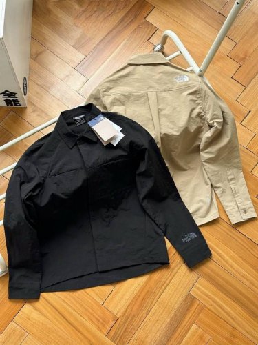 Thenorthface北面Ue先锋设计 胸口双拉链 衬衫防晒速干衬衫 7Qpy 黑色 卡其 M~Xxl X猫在售 ，原版速干面料，舒适透气，一比一定位开模，袖