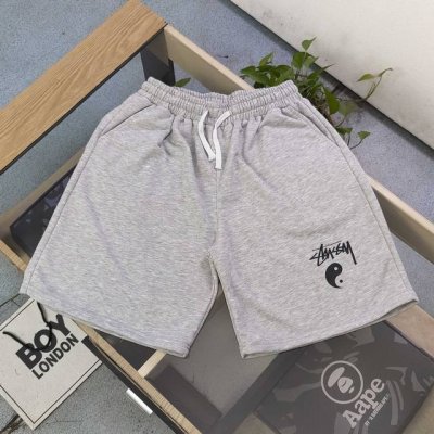 款号 Xb1045 2025新款Stussy斯图西太极图案Logo字母印花休闲情侣毛圈短裤五分裤 不要说你不喜欢这条裤子 简单的版型真的无可挑剔 看似简单 其实