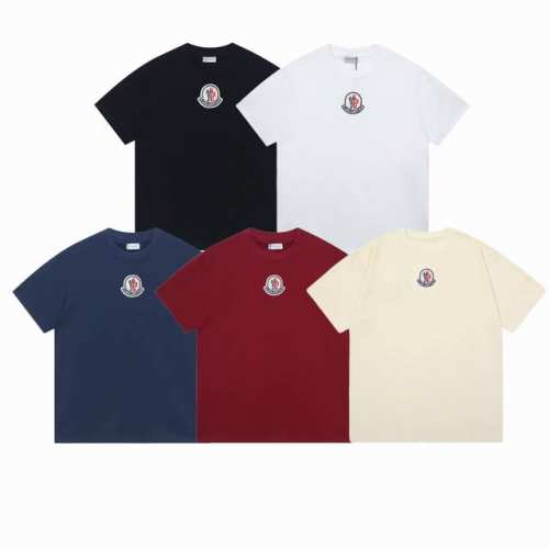 款号：M1063 2025早春Moncler 蒙口 胸前绣花Logo大标识印 - 260G双纱纯棉顶级面料 手感柔软 百分百纯棉独家出货 定染硫化黑无尘处理面料