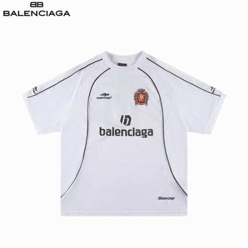 本地自取180 balenciaga/巴黎世家24Ss绣花曼联球衣短袖 采用32支双纱 260克重面料 进口针织针梳棉进行制作，厚度适中，有垂感又有轮廓型，上身