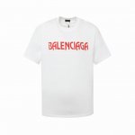 p120 balenciaga巴黎世家 3D发泡印花，贴布拼接短袖T恤 独家定织定染高克重紧密精梳棉面料 质感柔软舒适 os落肩宽松版型 春夏最新砖柜同步 男女