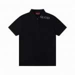gucci 古驰 领子字母印花 纯色简约 升级 灵感源自八十年代复古 原版面料 官方同款 polo衫 定制 同缸染面料 手感非常舒服 春夏最新砖柜同步 时尚又个