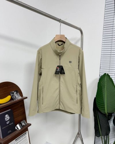 Kolon Sport 可隆防晒衣Upf70+男女弹力轻薄夹克春夏防晒夹克外套 面料全部采用高定制面料 轻质量感 挺阔有型 同时具有接触凉感功能性 简约立领设计