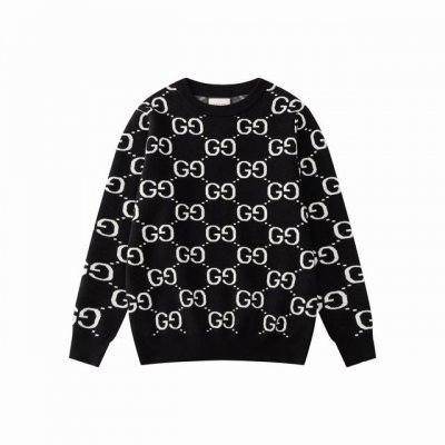 款号M18 Gucci秋冬新品 顶级品质 区别通货 重磅推出高密度织毛衣 Gg满印时尚又个性 超级百搭好看的一款 手感柔软男女同款 原版面料官方同款 一比一还原