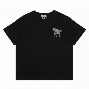Hermes 爱马仕 飞马刺绣圆领短袖 Size：S-L