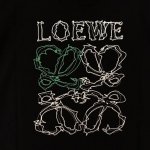 好货上新 Loewe罗意威2025新款情侣款圆领领短袖 高版本高品质原版面料 网红明星同款 胸前简单的Logo数码喷绘加后背大的Logo数码喷绘非常的独特具有设