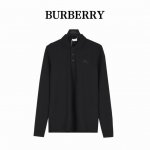 Burberry 巴宝莉 刺绣战马翻领长袖polo衫 采用定制面料。添加杜邦公司Sorona 索罗娜 材料，亲肤性好、长效抗菌、防螨，更耐洗，棉线经过反复处理，