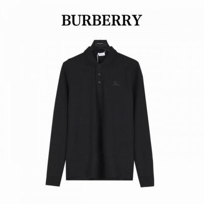 Burberry 巴宝莉 刺绣战马翻领长袖polo衫 采用定制面料。添加杜邦公司Sorona 索罗娜 材料，亲肤性好、长效抗菌、防螨，更耐洗，棉线经过反复处理，
